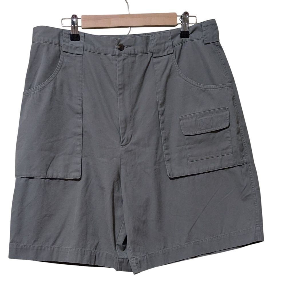 Eddie Bauer Hip Hop Cargo Shorts size 18 Tall cotton hiking camping granola